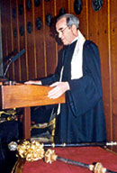 Robert Badinter, docteur honoris causa de l'Universit&eacute; de Zagreb, le 17 avril 2003