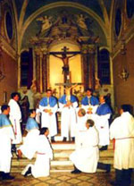 Les choeurs des églises de Hvar