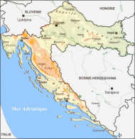 Cliquez pour acc&eacute;der aux diff&eacute;rentes cartes de la Croatie