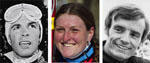 Toni Sailer, Janica Kostelic, Jean-Claude Killy, triples m&eacute;daill&eacute;s olympiques de ski alpin