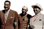 Nasser, Nehru et Tito, inspirateurs du mouvement des non-align&eacute;s
