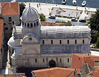 La cath&eacute;drale Saint-Jacques de Trogir, oeuvre de Georges le Dalmate et Niccolo Fiorentino, XVe s.