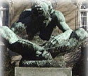 Statue de Saint Jérôme réalisée par Ivan Mestrovic.